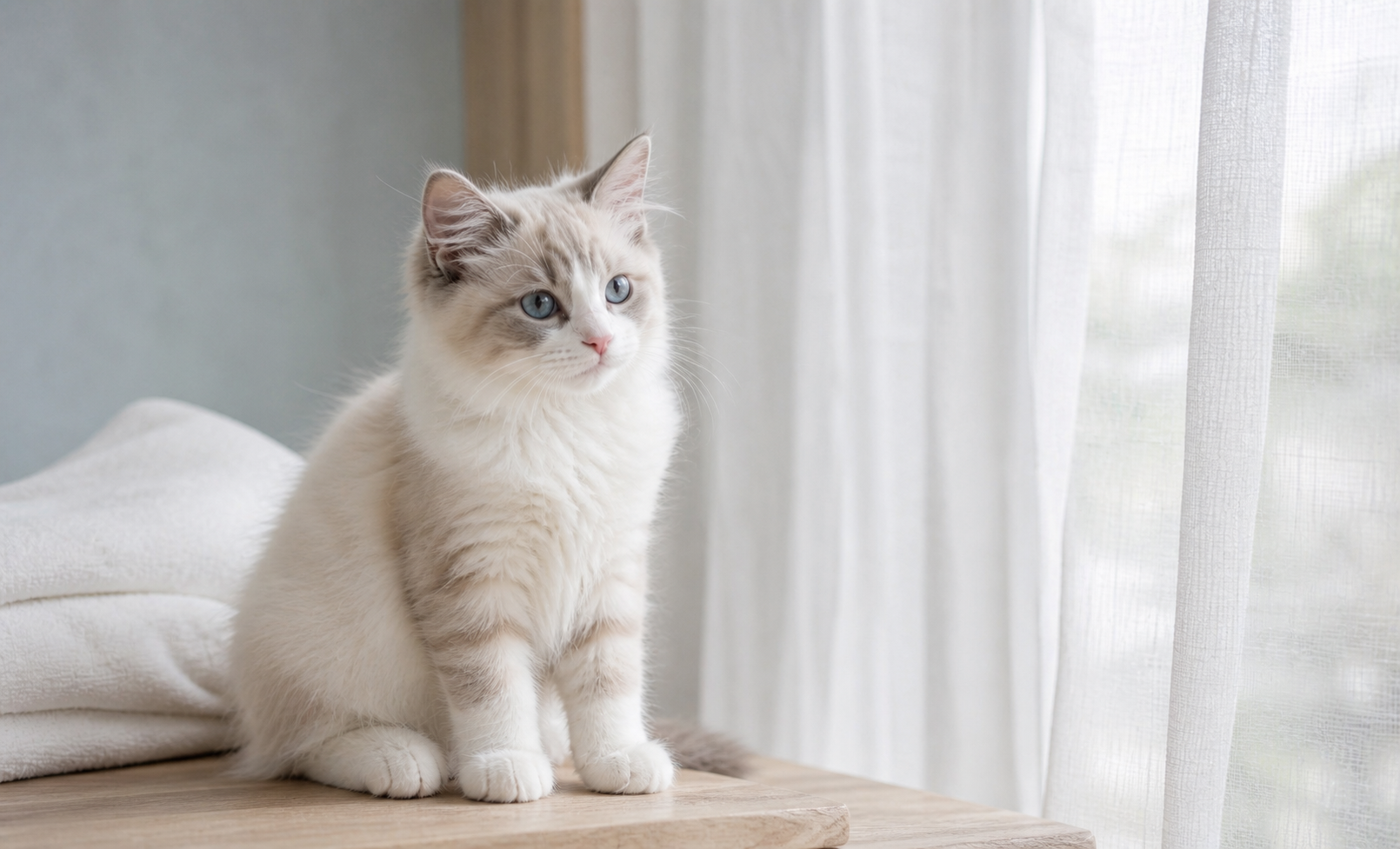 ブルーリンクスバイカラーの子猫Aoi